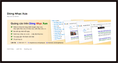 Desktop Screenshot of dongnhacxua.com