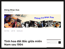 Tablet Screenshot of dongnhacxua.com